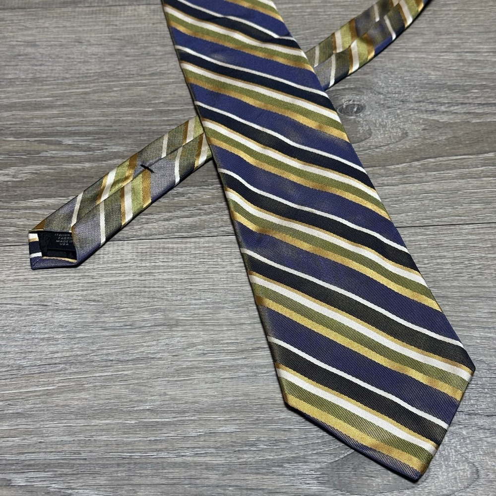 Express Handmade Luxury 100% Italian Silk Neck Tie for Men Made in USA 59"L